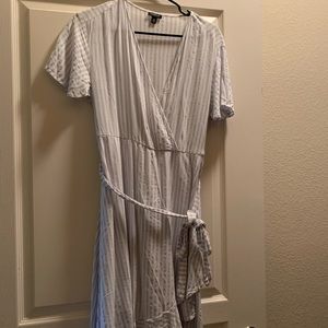 V-neck Ruffle Dress
